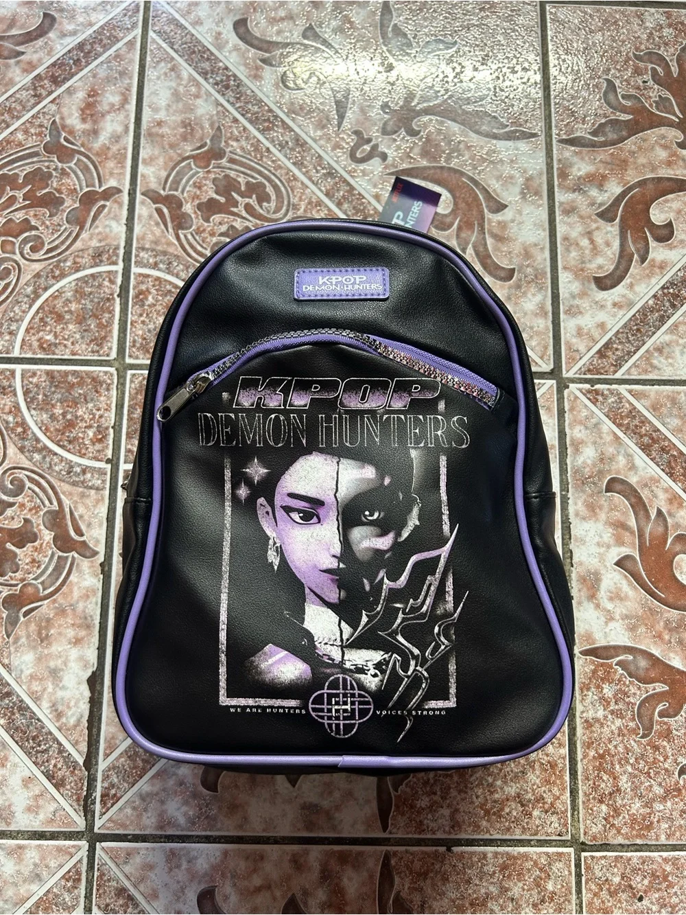 Netflix Black and Purple KPOP Demon Hunters Mini Backpack